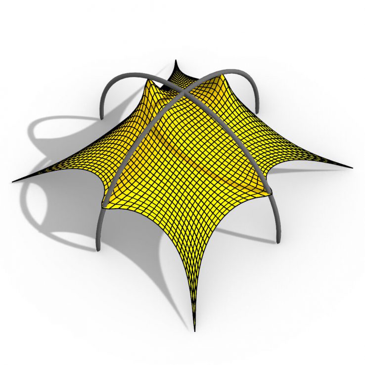 Kangaroo Tensile Structure Parametric House