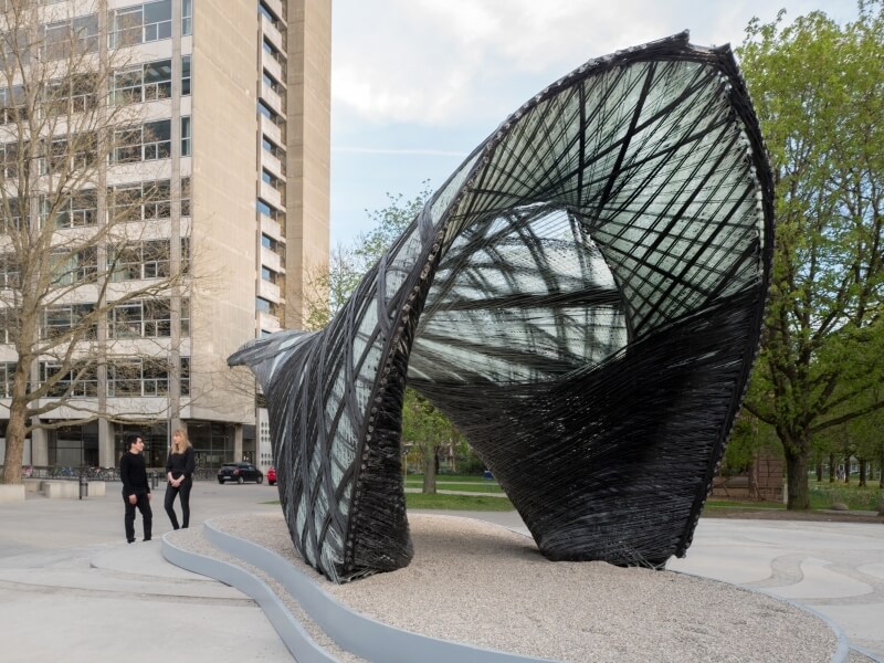 Biomimicry Architecture #1 - Carbon Fibre pavilion