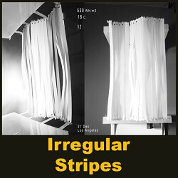 Kinetic facade "Irregular stripes"