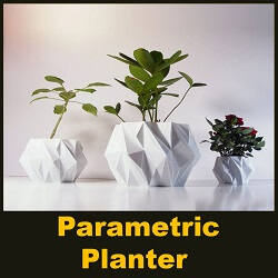 parametric 3d printed planters