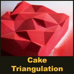 Cake Lime-basil triangulation