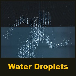 Water droplets create amazing human-like animations