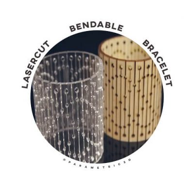 Lasercut Bendable Bracelet