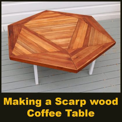 Making a Scarp wood Coffee Table - Parametric Design