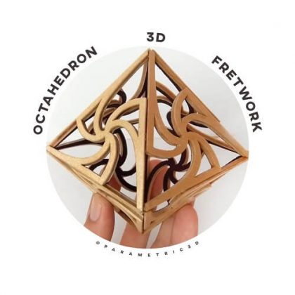 Octahedron 3D Fretwork