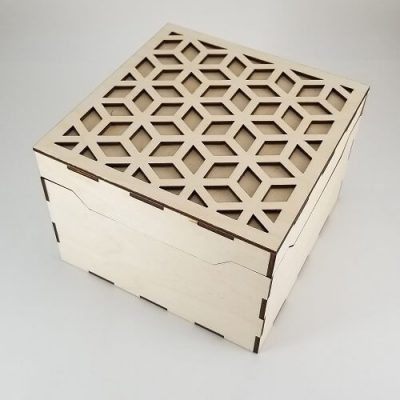 Wooden Box #1 - Laser Cutting Designs & Ideas