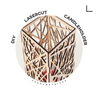 DIY Laser Cut CandleHolder - Laser Cut Design