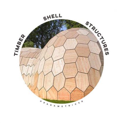 Parametric Timber Shell Structures