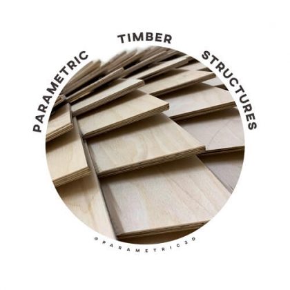 Parametric Timber Shell Structures
