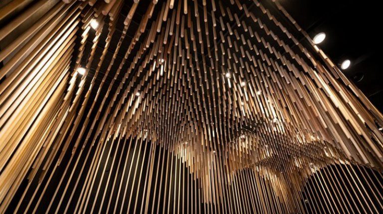 Sculptural Ceiling Installation | Parametric House