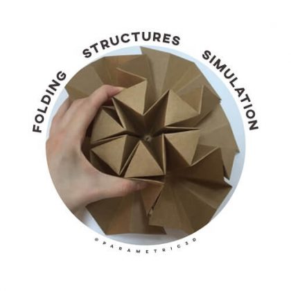 The Use of Simulation for Creating Folding Structures