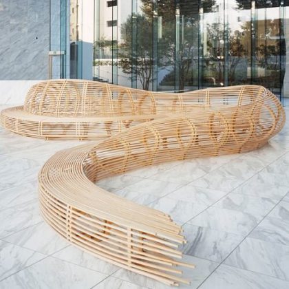 Parametric Bench by frank gehry