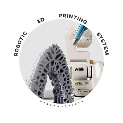 Developing Robotic 3D Printing System for Informed Material Deposition