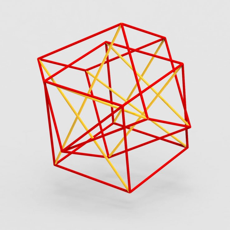 number of edges in a hypercube