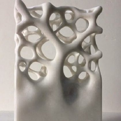 Wooden Marble 3D Sculptures