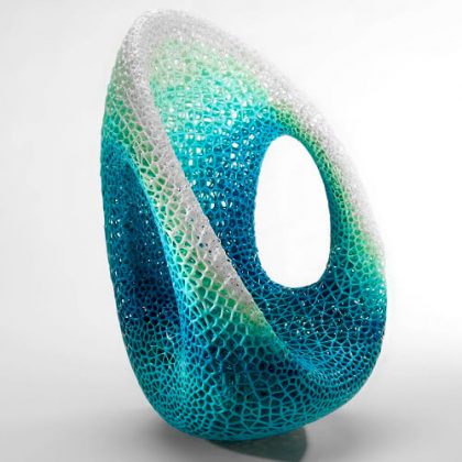 From Bones to Bricks, Designing the 3D Printed Durotaxis Chair and La Burbuja Lamp