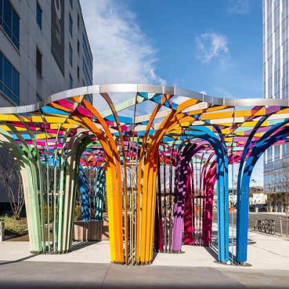 Spectral Grove permanent outdoor public installation