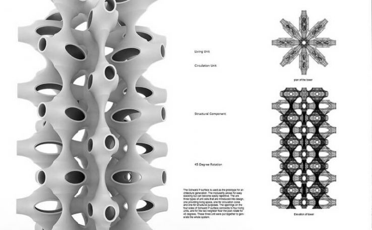 Periodic Minimal Surface | Parametric House