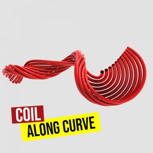 Coil along curve-500