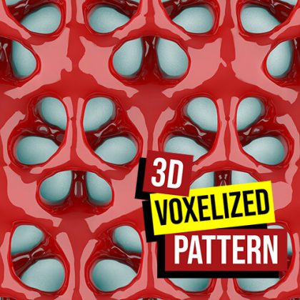 3d Voxelized pattern-500
