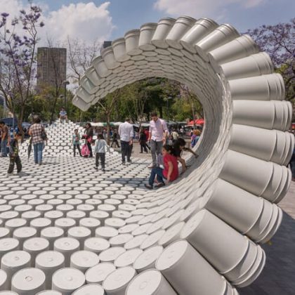 One Bucket at a Time Parametric Pavilion