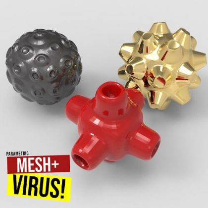 Mesh+ Virus Grasshopper3d Definition weaverbird plugin