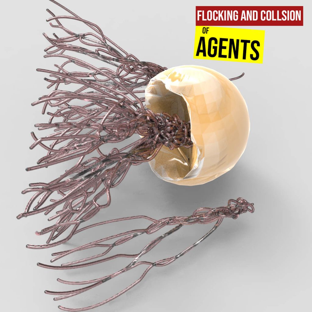 Flocking and Collision of Agents1280