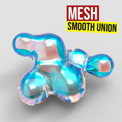 Mesh Smooth Union Grasshopper3d Definition Jellyfish Plugin