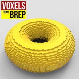 Voxels from Brep Grasshopper3d Definition OctaTree Lunchbox Plugin