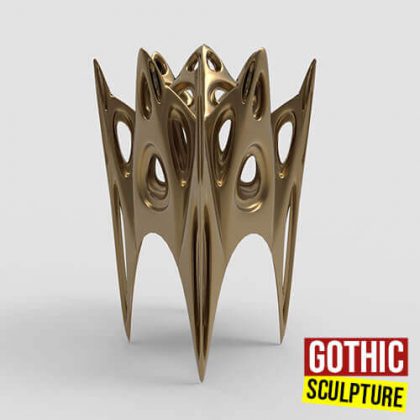 Gothic Sculpture Grasshopper3d Definition Kangaroo Lunchbox Weaverbird plugin