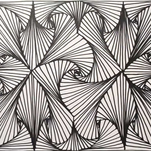 line pattern drawing