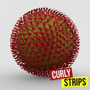 Curly Strips Grasshopper3d MeshEdit Parakeet