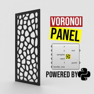 Voronoi Panel Python Grasshopper3d