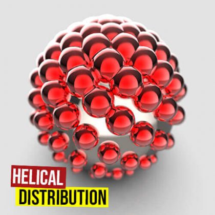 Helical Distribution Grasshopper3d