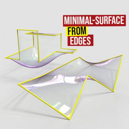 Minimal Surface from Edges
