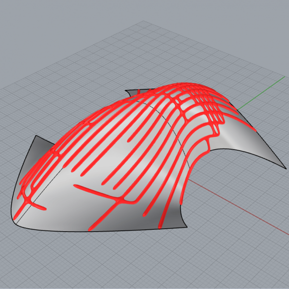 Shortest Path on Mesh | Parametric House