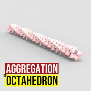 Aggregation of Octahedron Grasshopper3d