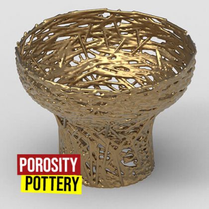 Porosity Pottery Grasshopper3d