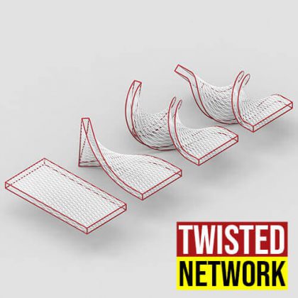 Twisted Network Grasshopper3d