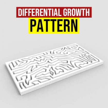 Differential Growth Pattern Grasshopper3d