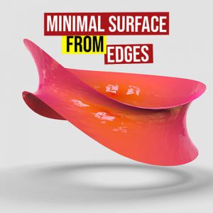 Minimal Surface from Edges Grasshopper3d