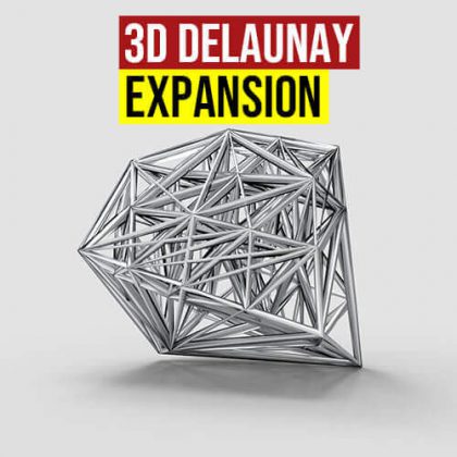 3D Delaunay Expansion Grasshoppe3d