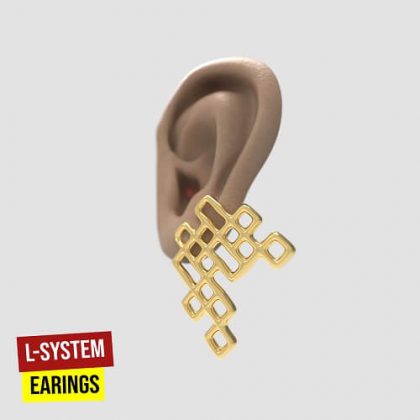 L-System Earrings Grasshopper3d