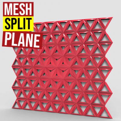 Mesh Split Plane Grasshopper3d weaverbird