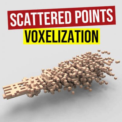 Scattered Points Voxelization Grasshopper3d