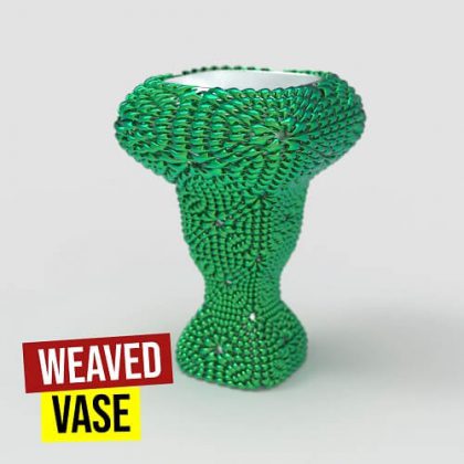 Weave Vase Grasshopper3d Mesh+ Weaverbird