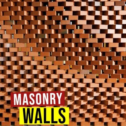 Masonry screen walls optimization