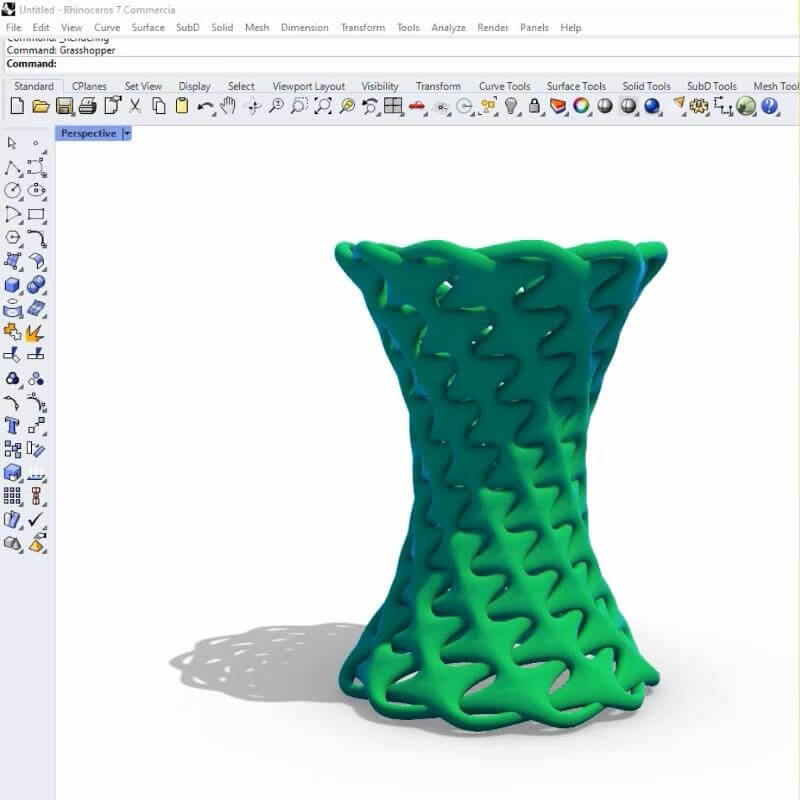 3D Vase Pattern
