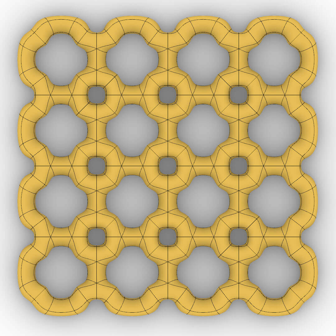Mirrored Square Pattern