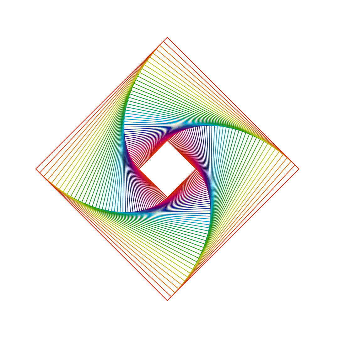 Rotating Polygon Pattern